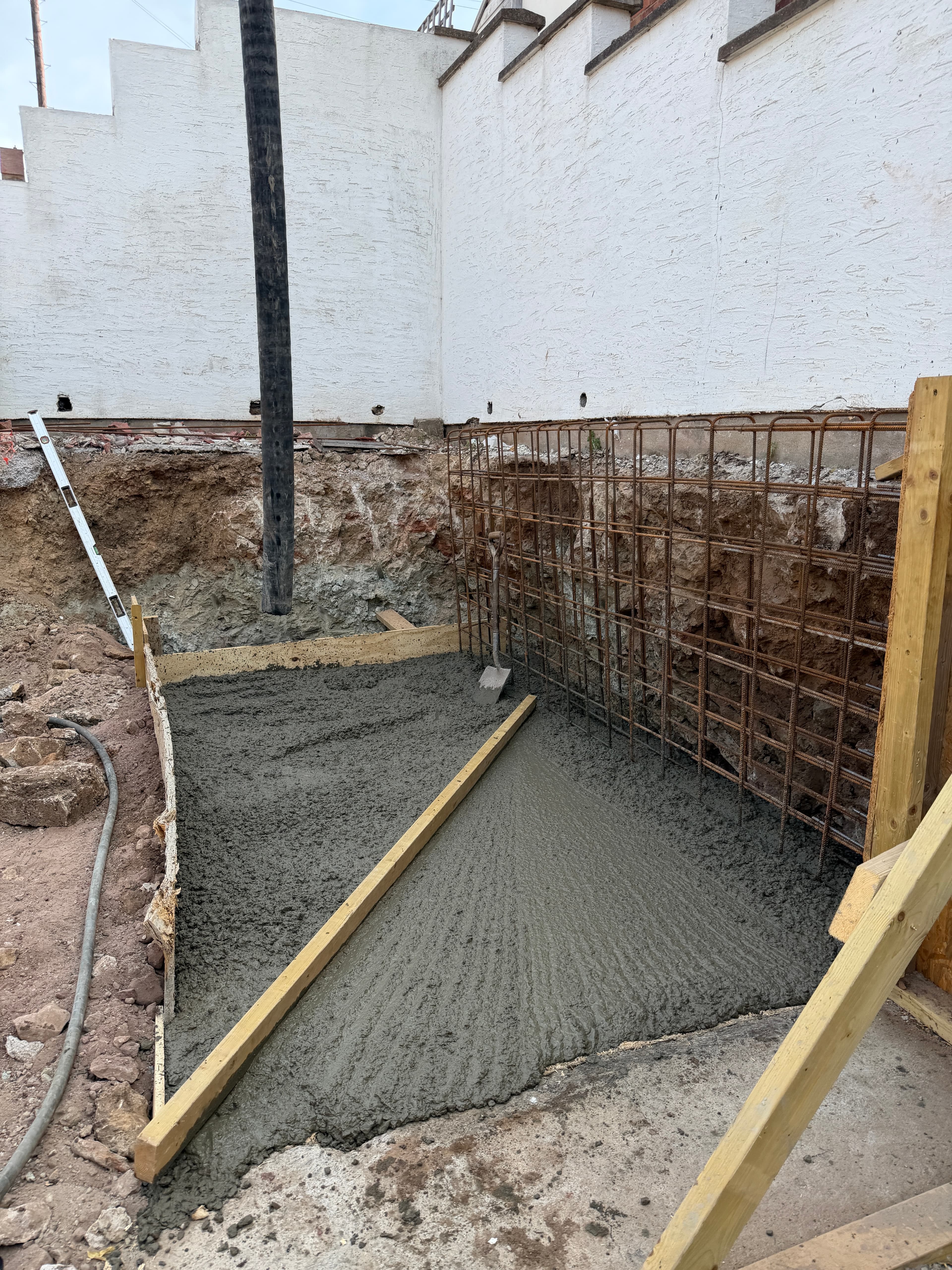 Rear garden base project