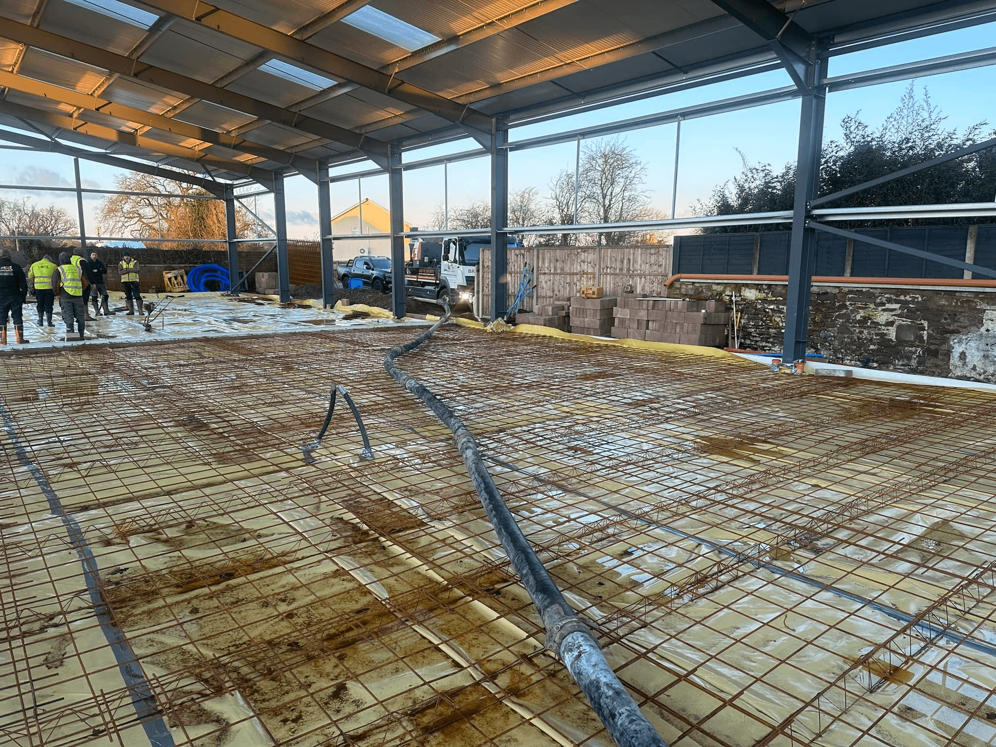 Workshop floor upgrade project